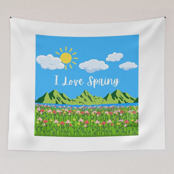 Item preview, I love spring designed and sold by PapaMatrix.