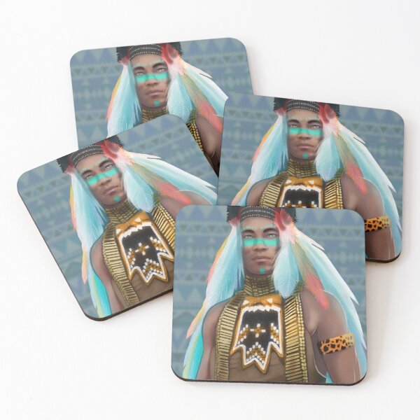 Item preview, An American Indian in traditional attire designed and sold by François Roebben.