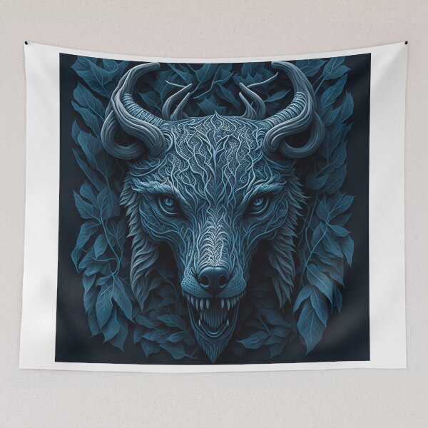 Item preview, HORNED, WOLF designed and sold by FINCAN1.