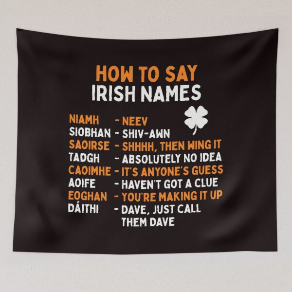 Item preview, How To Say Irish Names designed and sold by BernarMallet.