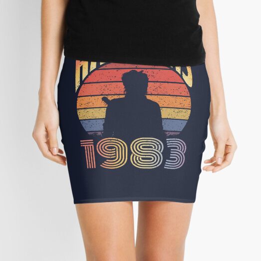 Item preview, STRANGER THINGS - Retro Silhouette of Steve in Hawkins 1983 designed and sold by Amanda-S-Olsen.
