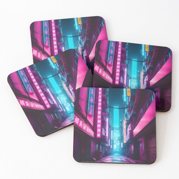 Item preview, Neon-Drenched Nightlife designed and sold by papi1998.