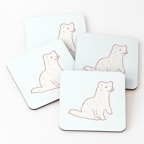 Item preview, Cute ferret illustration  designed and sold by Mayarart.