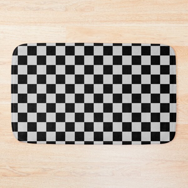 Item preview, Small Checkered - Black and Light Gray designed and sold by JustPatterns2.