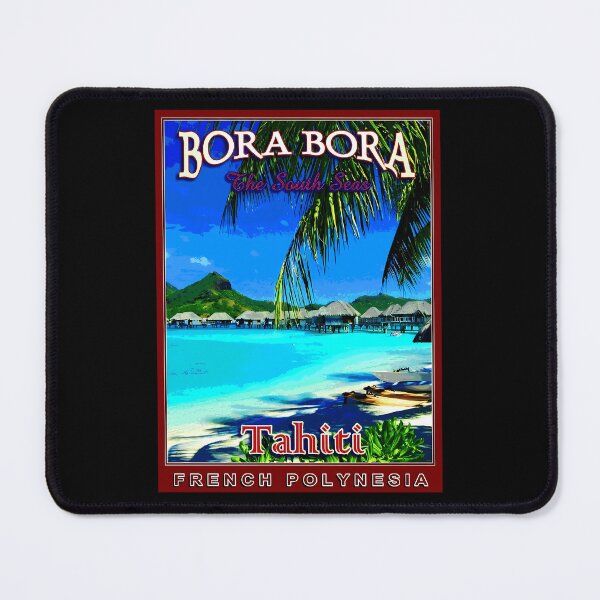 Item preview, Vintage Travel Poster - Bora Bora Tahiti designed and sold by Christeldenean.