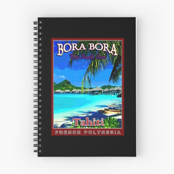Item preview, Vintage Travel Poster - Bora Bora Tahiti designed and sold by Christeldenean.