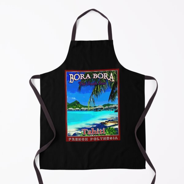 Item preview, Vintage Travel Poster - Bora Bora Tahiti  designed and sold by Christeldenean.