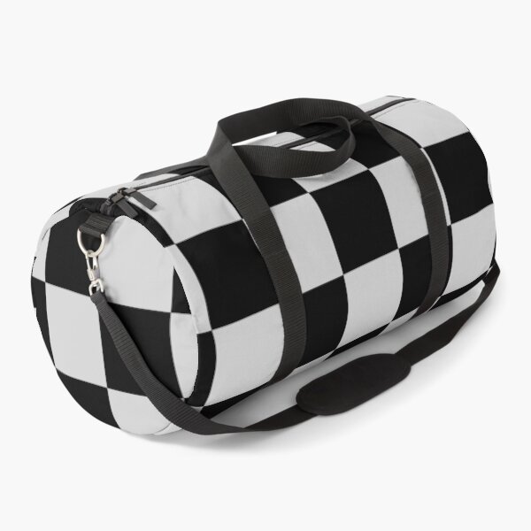 Item preview, Checkered - Black and Light Gray designed and sold by JustPatterns2.
