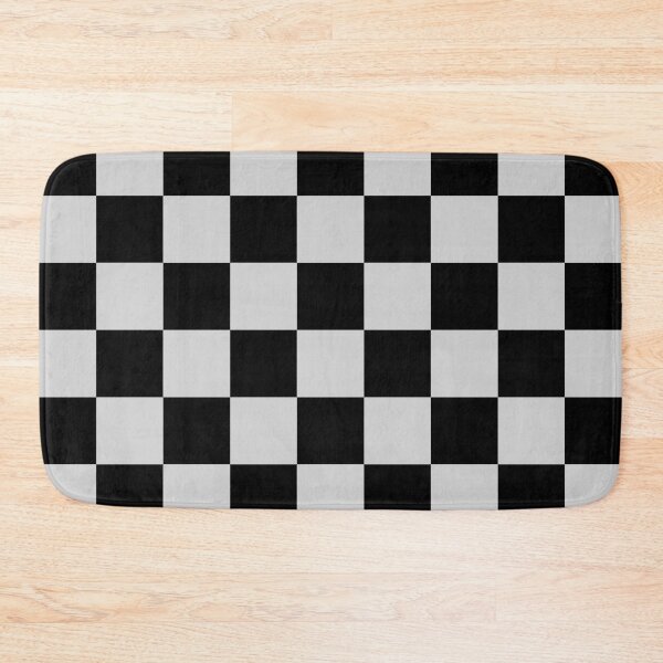 Item preview, Checkered - Black and Light Gray designed and sold by JustPatterns2.