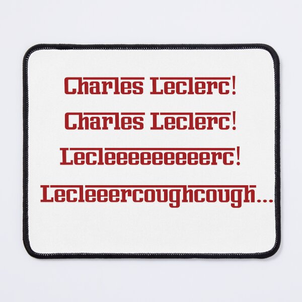 Item preview, Charles Leclerc cough (meme) designed and sold by MisterSolo.