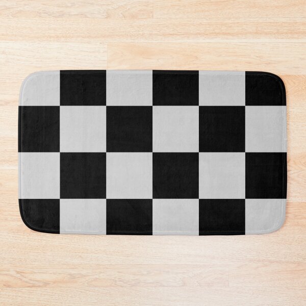 Item preview, Large Checkered - Black and Light Gray designed and sold by JustPatterns2.