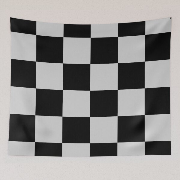 Item preview, Large Checkered - Black and Light Gray designed and sold by JustPatterns2.