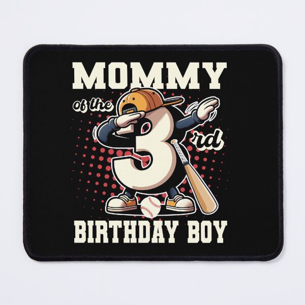 Item preview, Mommy Of 3rd Birthday Boy Baseball Family B-day Party Tee designed and sold by Jungle Hub.