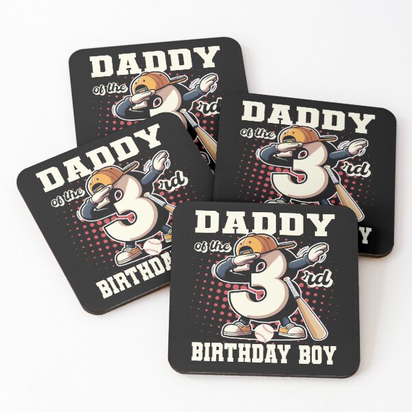 Item preview, Daddy Of 3rd Birthday Boy Baseball Family B-day Party Tee designed and sold by Jungle Hub.
