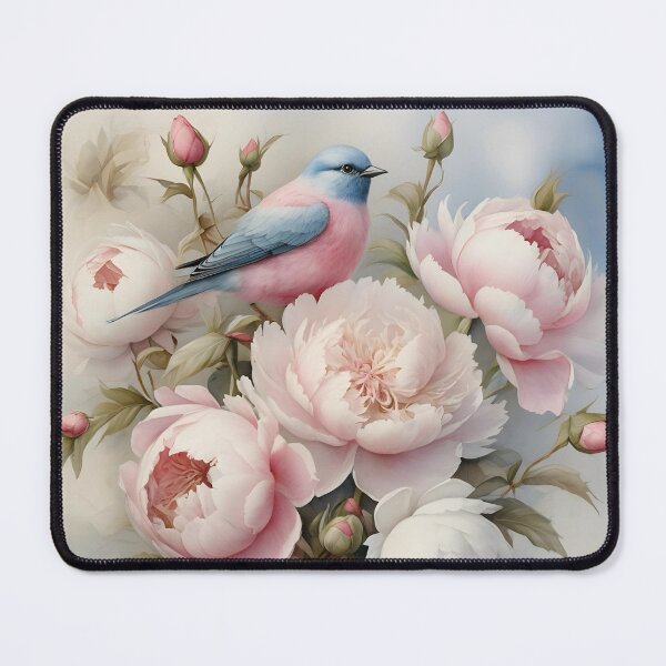 Item preview, Shabby Chic Roses and Bird designed and sold by SloganExpress.
