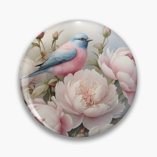 Item preview,  Shabby Chic Roses and Bird designed and sold by SloganExpress.