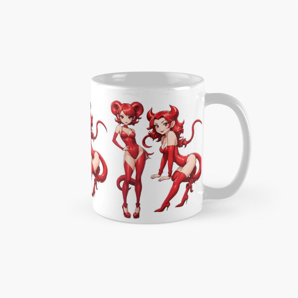 Item preview, Red Waifu She Demon Sticker designed and sold by Bunmigraphics .