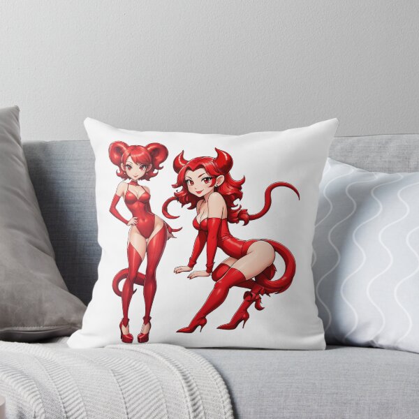 Item preview, Red Waifu She Demon Sticker designed and sold by Bunmigraphics .