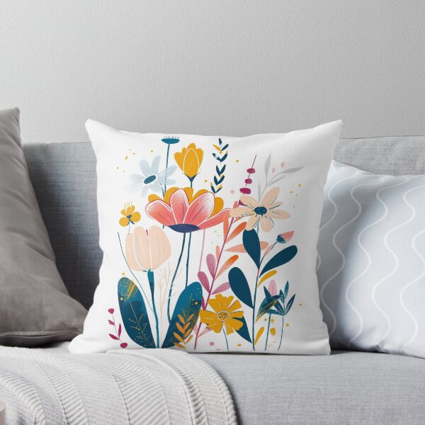 Item preview, Floral print illustration flat design designed and sold by yxiao2048.