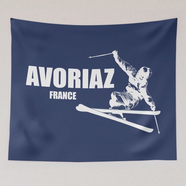 Item preview, Avoriaz France Skier designed and sold by Esskay Designs.