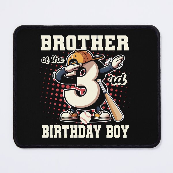 Item preview, Brother Of 3rd Birthday Boy Baseball Family B-day Party Tee designed and sold by Jungle Hub.