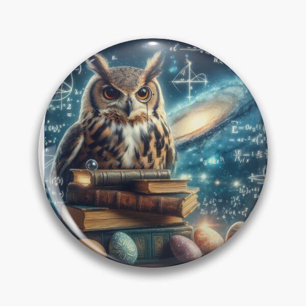 Item preview, owl scientist Easter Funny animals designed and sold by Expressions-Sel.