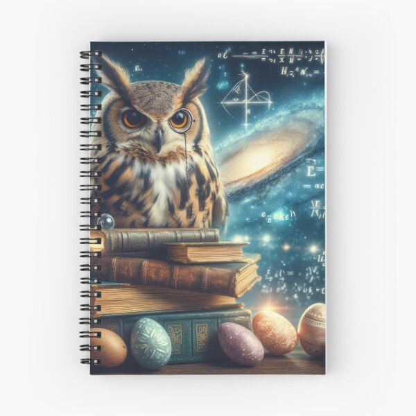 Item preview, owl scientist Easter Funny animals designed and sold by Expressions-Sel.