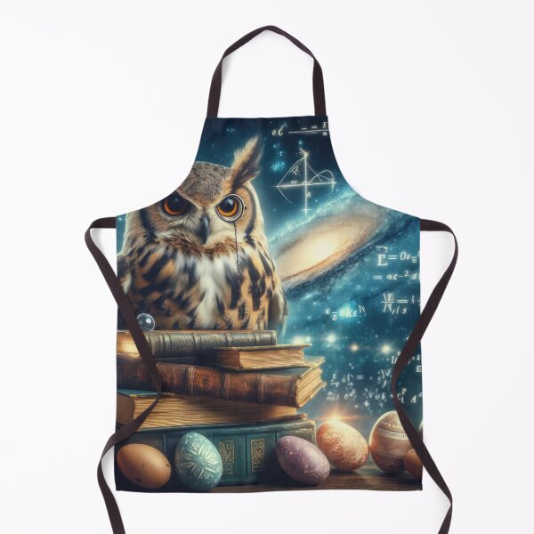 Item preview, owl scientist Easter Funny animals designed and sold by Expressions-Sel.
