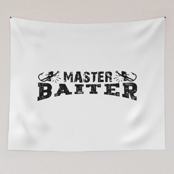 Item preview, Master Baiter; Fisherman; Word Game; designed and sold by StickerApe.