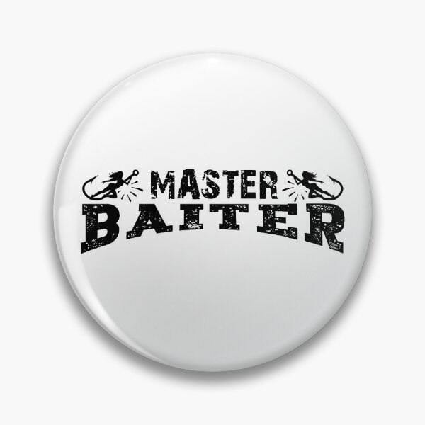 Item preview, Master Baiter; Fisherman; Word Game; designed and sold by StickerApe.