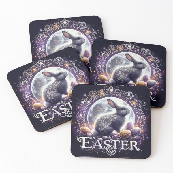 Item preview, rabbit fantasy Easter Funny animals designed and sold by Expressions-Sel.