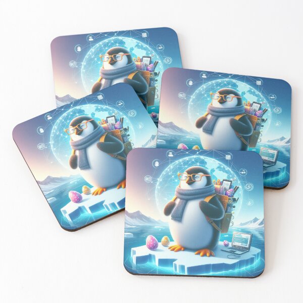 Item preview, web penguin with internet Easter Funny animals designed and sold by Expressions-Sel.