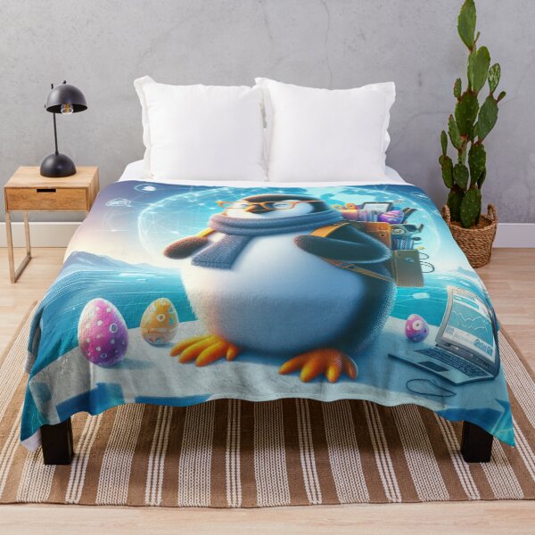 Item preview, web penguin with internet Easter Funny animals designed and sold by Expressions-Sel.