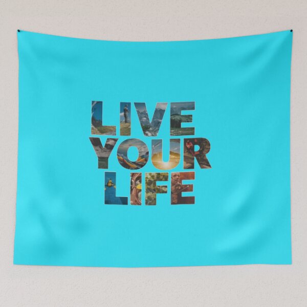 Item preview, Mirror text 'Live your life' designed and sold by Tomasz  Siennicki.