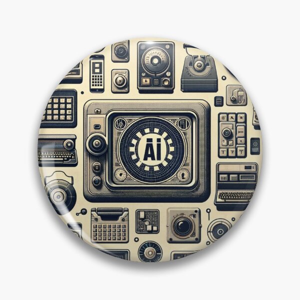 Artikelvorschau, Retro-Tech-Schnittstellen-Array entworfen und verkauft von FarBeyound.