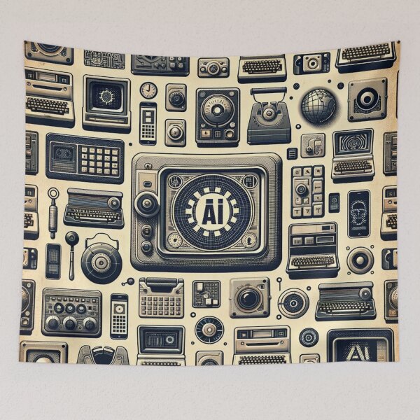 Item preview, Retro Tech Interface Array designed and sold by FarBeyound.