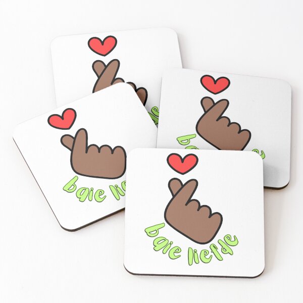 Item preview, baie liefde text with Korean heart symbol. designed and sold by Chicas-wonder.