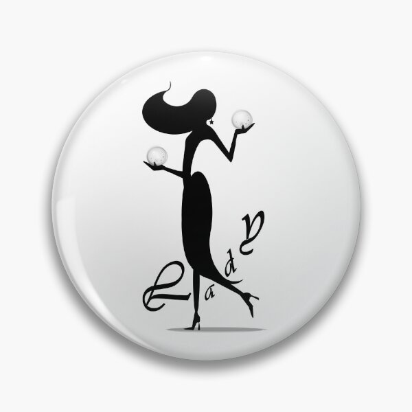 Item preview, silhouette - Charming Lady designed and sold by Shirley cute art .