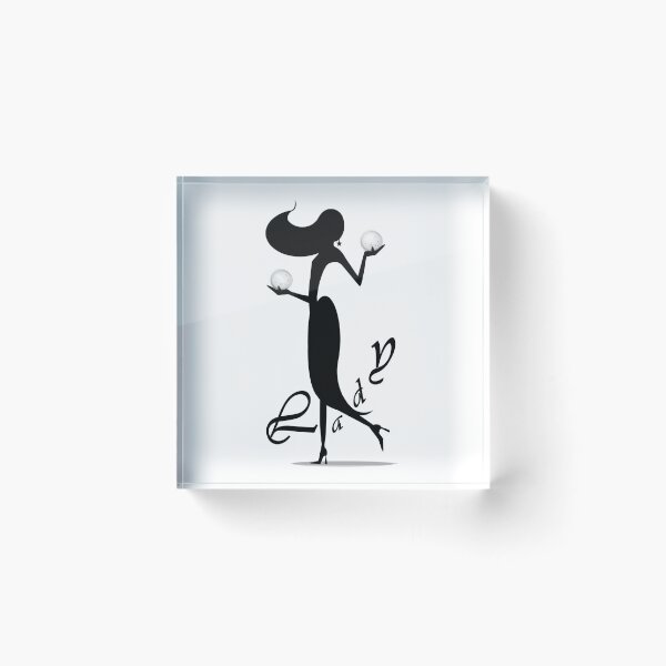 Item preview, silhouette - Charming Lady designed and sold by Shirley cute art .