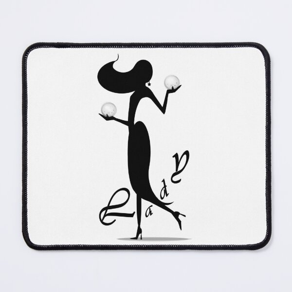 Item preview, silhouette - Charming Lady designed and sold by Shirley cute art .
