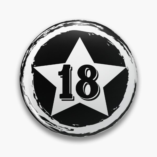 Item preview, Number 18 designed and sold by NumbersFort.