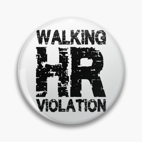 Item preview, WALKING HR VIOLATION, BLACK DESIGN designed and sold by Rejiboustarts.