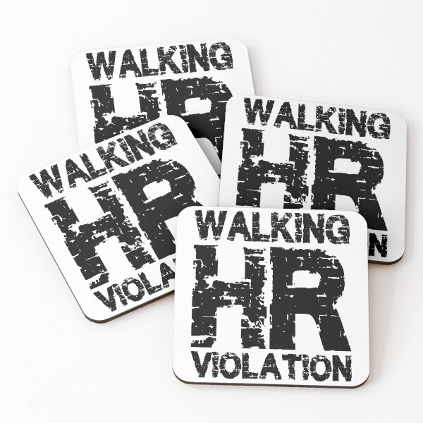 Item preview, WALKING HR VIOLATION, BLACK DESIGN designed and sold by Rejiboustarts.