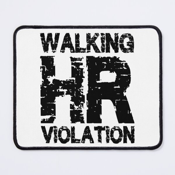 Item preview, WALKING HR VIOLATION, BLACK DESIGN designed and sold by Rejiboustarts.