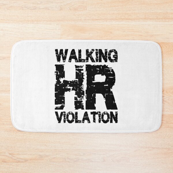 Item preview, WALKING HR VIOLATION, BLACK DESIGN designed and sold by Rejiboustarts.