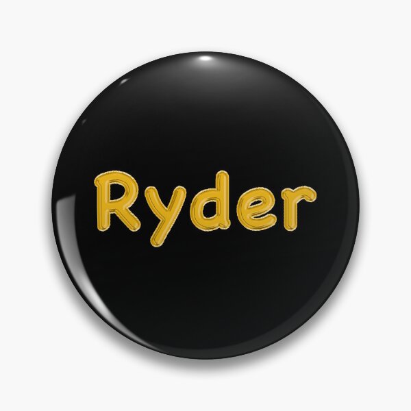 Item preview, Golden Balloon Ryder Name Label (Black) designed and sold by NormadWorld.
