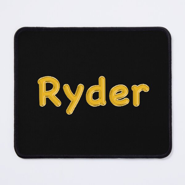 Item preview, Golden Balloon Ryder Name Label (Black) designed and sold by NormadWorld.