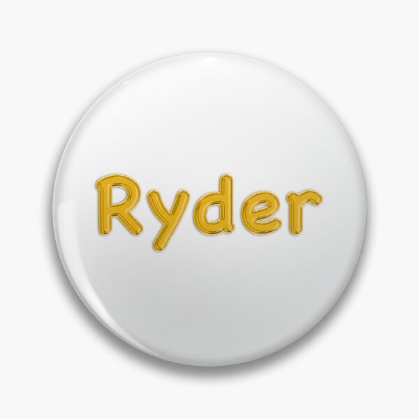 Item preview, Golden Balloon Ryder Name Label  designed and sold by NormadWorld.