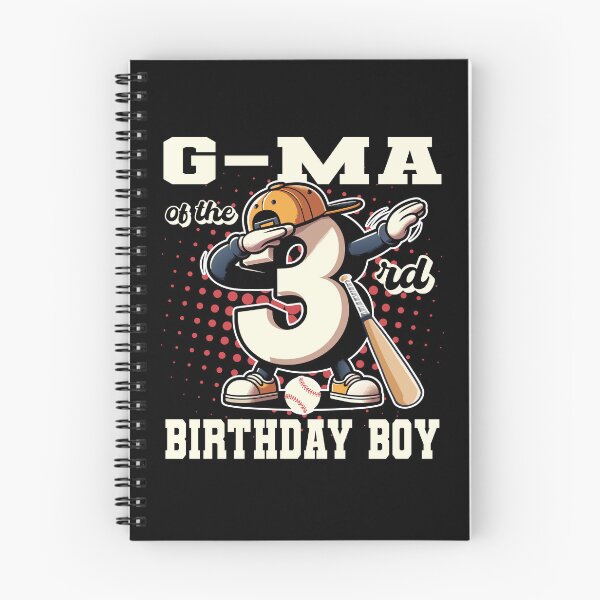Item preview, G Ma Of The 3rd Birthday Boy Baseball Family B-day Party Tee designed and sold by Jungle Hub.