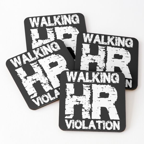 Item preview, WALKING HR VIOLATION, WHITE DESIGN designed and sold by Rejiboustarts.